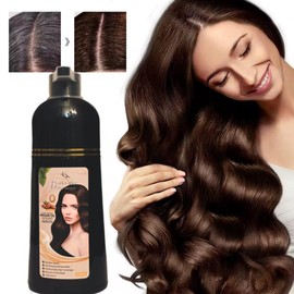 Canabella Hair Color Shampoo (Dark Coffee) – Argan Oil, Avocado & Keratin | No Ammonia | Perfect Grey Coverage | Hair Moisturizing & Nourishment | Easy At-Home Application
