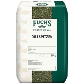 Fuchs Professional - Dill Tips | Ideal for Sauces, Vegetable or Fish Dishes | Professional Quality for Bulk Consumers | 0.3 kg in Recyclable Bag