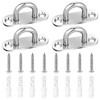 KALIONE 4 Pack Heavy Duty Stainless Steel Pad Eye Plate