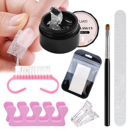 Nagelreparatur-Schutzgel Set für Brüchige Naturnägel - Schneller Nagelkleber & Reparaturgel, Nagelhärter & Nagelverstärker, Aufbaugel für Nagelverlängerung, Instant Easy Quick Fix gebrochene Nägel