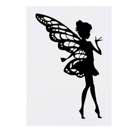'Fairy With Wings' Temporary Tattoo - Water Resistant, Skin-Safe, Non-Toxic Transfer (TO00070155)