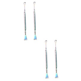 Baluue 2sets Metal Blackhead Scraper Facial Care Pore Cleansing Tool Face Beauty Tools for Women Men 2pcs*2