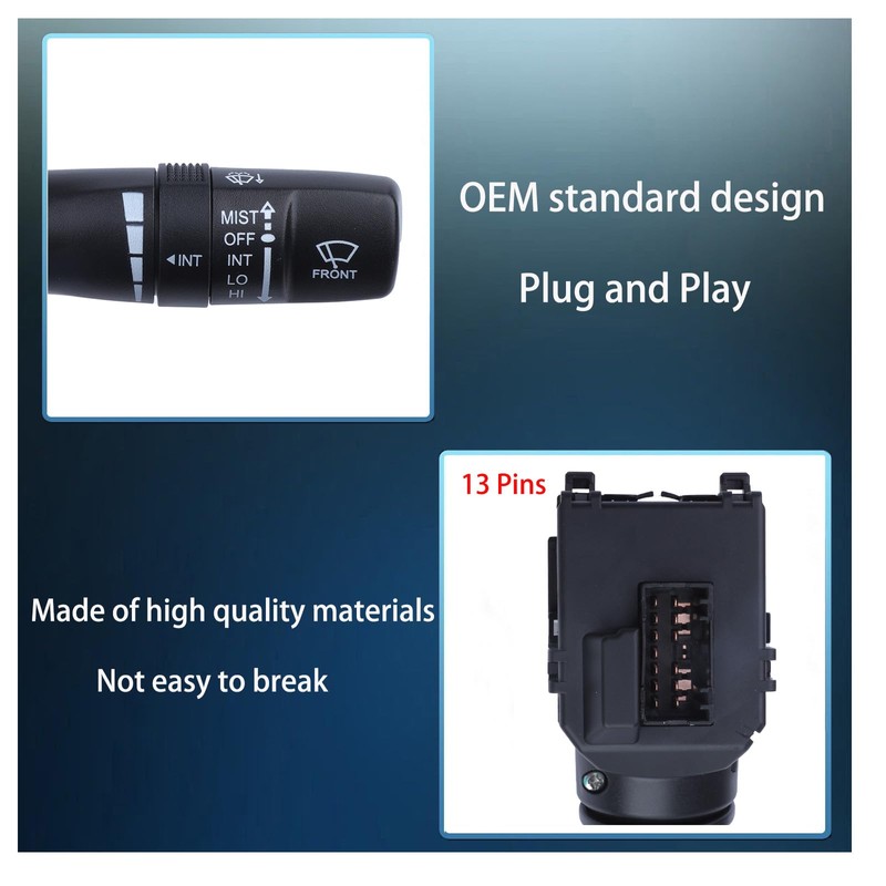 Windshield Wiper Control Switch Compatible with 2011-2016 Hyundai Sonata Elantra,