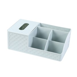 LABRIMP Cosmetic Container Tissue Organizer Box Multifunctional Sundries Holder for Home Office and Bathroom Lightweight Easy to Clean Chic