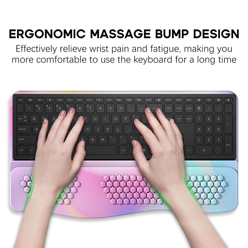 JIKIOU Keyboard Stand with Wrist Rest, Computer Keyboard Stand Pad