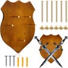 Sword Holder Wall Mount Wooden Sword Plaque Wood Display Sword