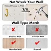 Picture Hooks for Hard Wall, 80pcs Picture Picture Hanger Hooks