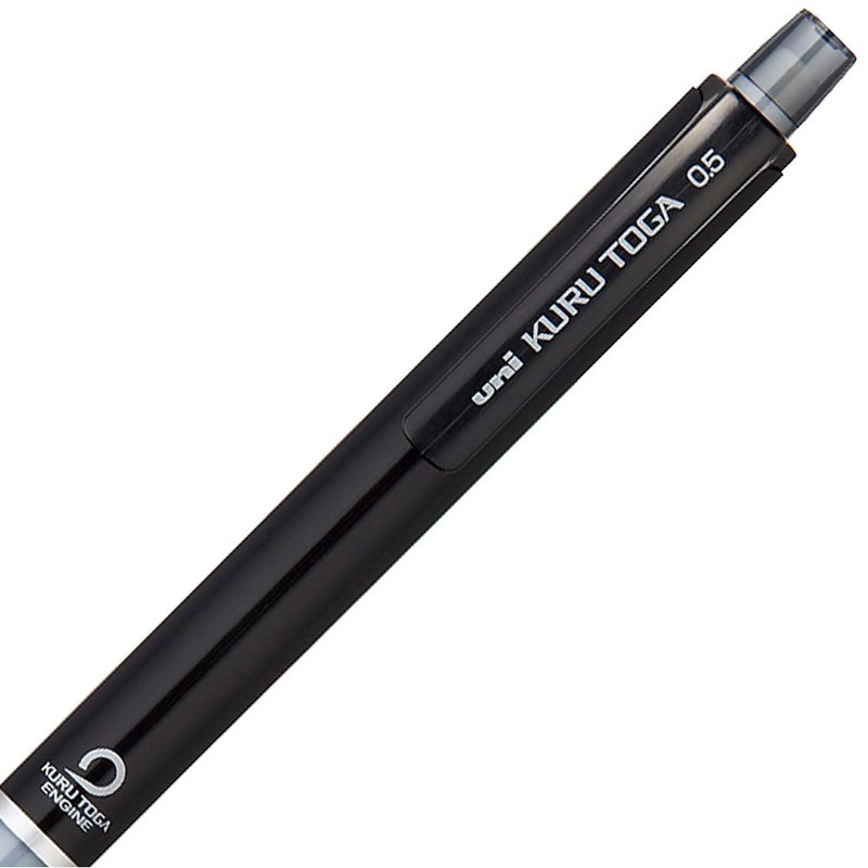 Uni Kuru toga Mechanical Pencil 0.5mm Black