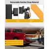 2PCS Dual-Pivot Retractable Truck Bed Ratchet Straps Compatible with Chevy