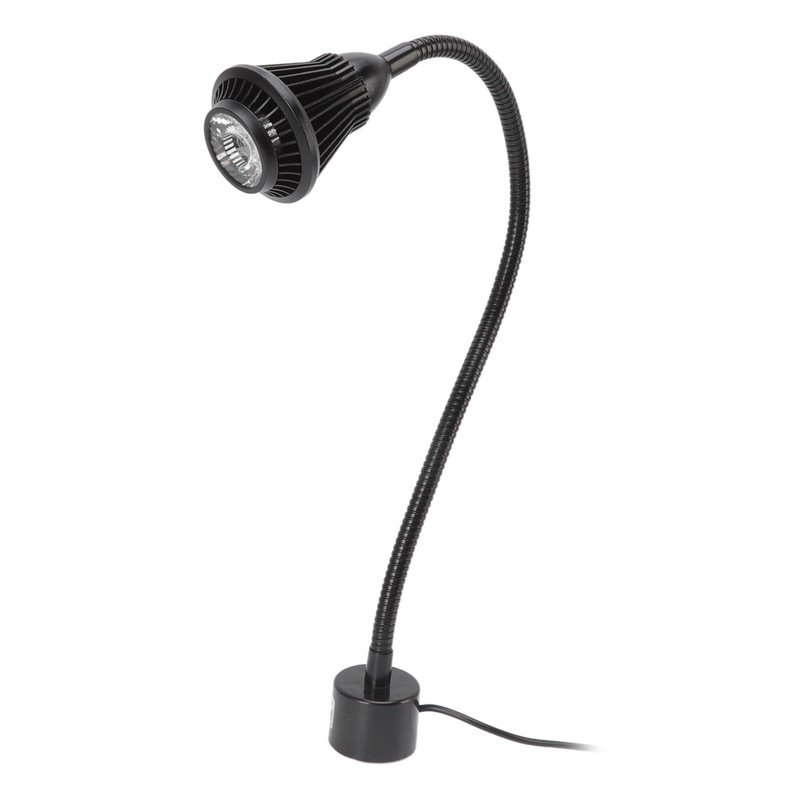 7W LED Machine Work Lamp with Magnetic Base Aluminum Gooseneck