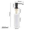 Built In Stainless Steel Sink Soap Dispenser Sink Dispenser Pump