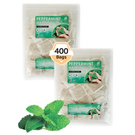 TeaDreamTea Peppermint Tea Bag - Mint Tea - Alleviates Digestive Discomfort | Herbal Tea - Mint Tea Bags - Healthy Tea | Aromatic & Caffeine Free Tea - Bulk Tea Bags (400 Teabags)