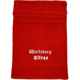 ShirtShop-Saar Wolfsburg Ultras; City Bath Towel, 70x140 cm