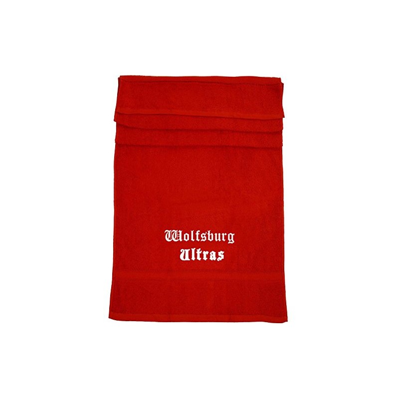 ShirtShop-Saar Wolfsburg Ultras; City Bath Towel, 70x140 cm