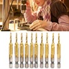 10pcs Hex Shank Drill Bit Metric Screw Thread Tap Titanium
