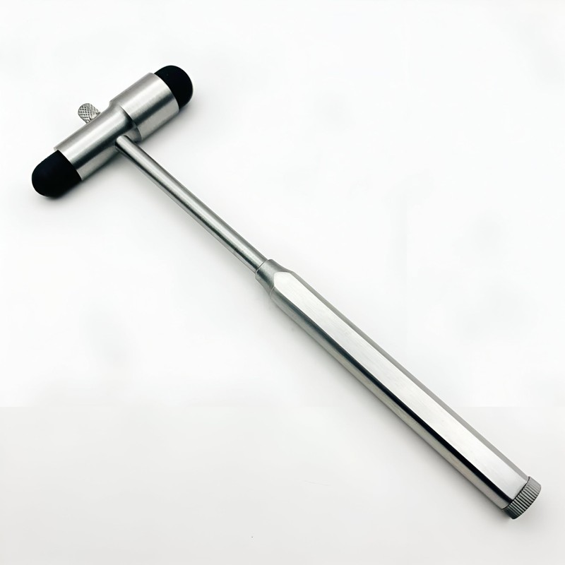 Stainless Steel Buck Reflex Hammer with Needle and Brush |