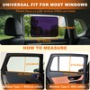 KOCZIL Car Window Shades - Static Cling Sun & Glare