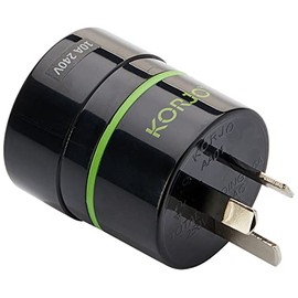 Korjo AU Travel Adaptor, for US and EU Appliances, Use in Australia, NZ, More