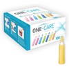 ONE-Care Safety Lancets 21G x 2.4mm, Push Button Activation, Gentle,