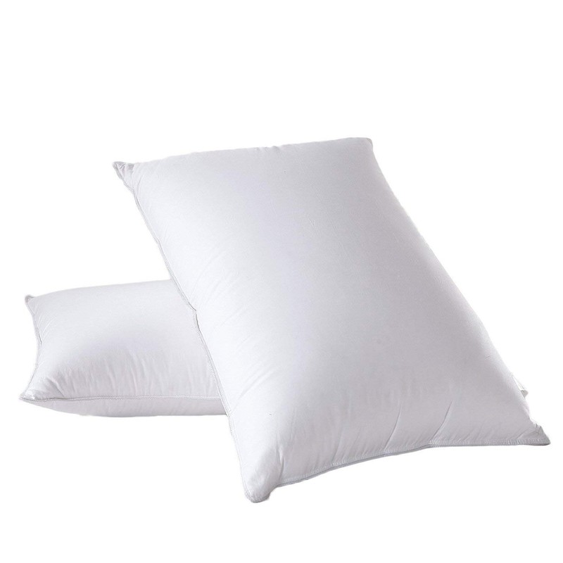 Luxury Down Pillow - 500 Thread Count 100% Cotton Shell,