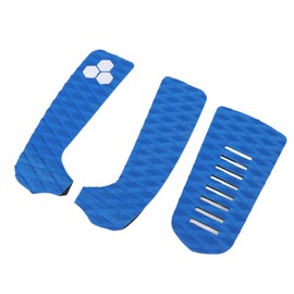 PenRux Surf Deck Traction Pad, Surfboard Grip Pad Strong Anti Slip Durable Trimmable for Longboard (Blue)