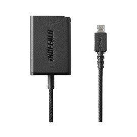 Buffalo USB Charger 2.4 A Fast microusb1 X 8 m , blk