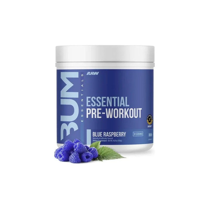 Cbum Essential Raw Nutrition 30 Servicios Blue Raspberry