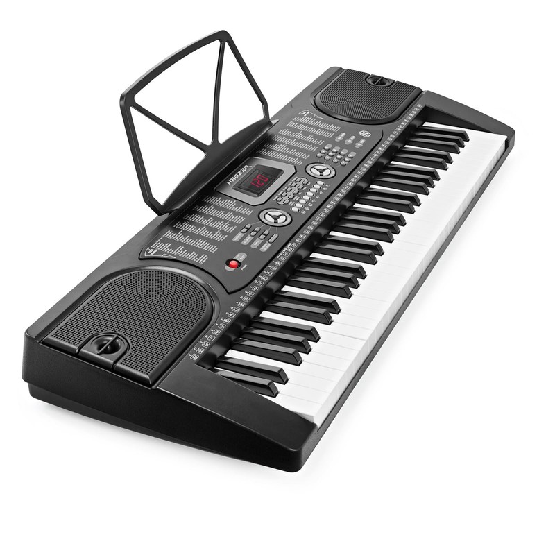 Hamzer 61-Key Electronic Piano Electric Organ Music Keyboard with Stand,