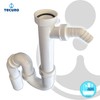 Siphon Odour Trap Pop-Up Drain Set with Rear / Bottom