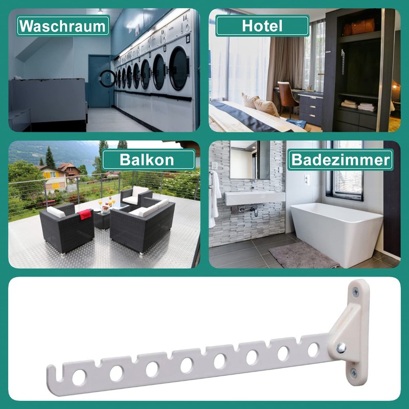 PRIOstahl 1 x Clothes Fan | Clothes Hook / Coat