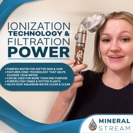 MineralStream Replacement Beads for Ionic 2.0 Shower Head | Eco Power Ionic 2.0 Handheld Showerhead Beads - 3 Colors