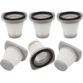 6pcs Filtro HEPA para Aspiradora Koblenz y Merlin Repuesto, Reemplazo Colador de Polvo Lavable y Reutilizable Accesorio para Limpieza del Hogar, Filtración del Aire, Fácil Instalación