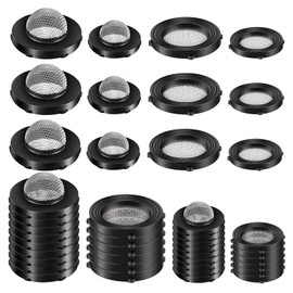 Zuzer 60pcs Shower Head Seal Strainer O Ring Shower Head Sealing Ring Seal O Ring Rubber Washers Filter Net Shower Head Seal for 1/2 Inch 3/4 Inch Shower Head