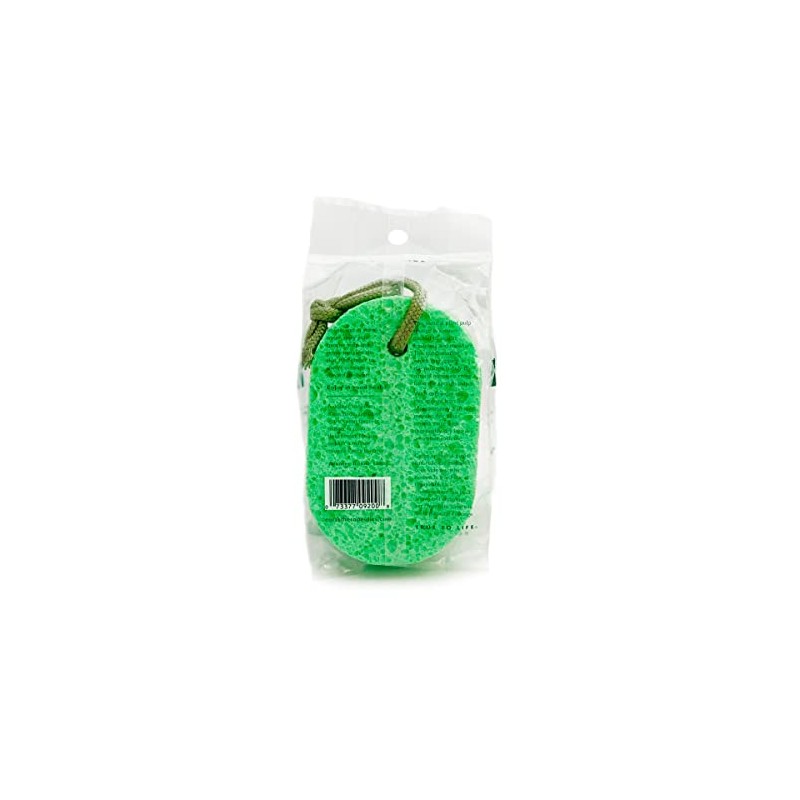 Earth Therapeutics Natural Cellulose Sponge (Green)