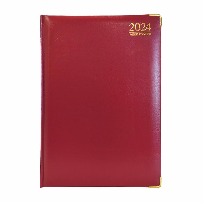 G4GADGET G4 2024 A5 Week to View Hardback 70gsm Paper