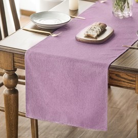 Artoid Mode Pink Washable Table Runner, Seasonal Holiday Kitchen Dining Table Decoration for Indoor Outdoor Home Party Decor 33 x 183 cm
