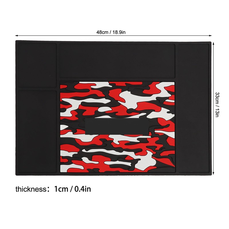 Barber Mats Slip Resistant Salon Barber Station Organizer Pad Flexible