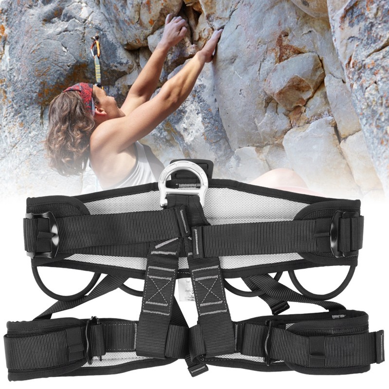 Outdoor Rock Climb Half Body Waist Support Climbing Harness Rappelling