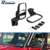 RI UTV Rear View Side Mirrors Door Mounted for Polaris