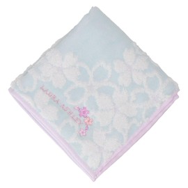 Laura Ashley 05706049 Women's Towel Handkerchief, Women's Handkerchief, Sakura Women's, Blue [C]