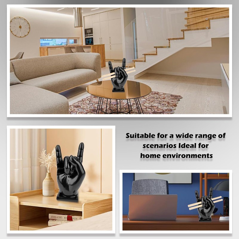 Ktnyl Drumstick Holder, Creative Drum Stick Holder, Creative Rock Hand,