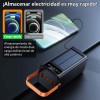 Linterna Exterior Del Banco De Energía Solar 70000 Mah