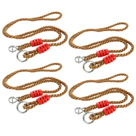 DAJAVE 4 Pack Adjustable Swing Rope, Swing Extension Straps Nylon Rope, Hanging Extender Tree Straps with Carabiners for Indoor Outdoor Playground Swing Accessories(Holds Up to 400 Lbs)