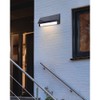 Solar Powered Motion Sensing Self-Contained Outdoor-Indoor LED Wall Step Security