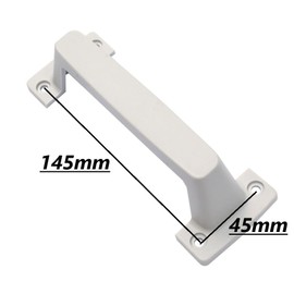 cyclingcolors Garage Door Handle 46 mm White PVC Garage Door Handle