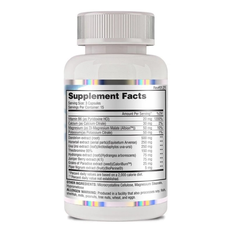 Evogen Super Dry 45 Capsulas Diurético Premium Water Loss Sabor