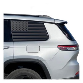 Tactical Decals - American Flag Decal for 2021-2025 Jeep Grand Cherokee L - 4 door (Matte Black)
