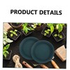 Gatuida 5pcs Thickened Flowerpot Bases Trays for Plants Durable Flowerpot