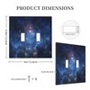 Fantastic Nebula Milky Way 2 Gang Double Toggle Wall Plate