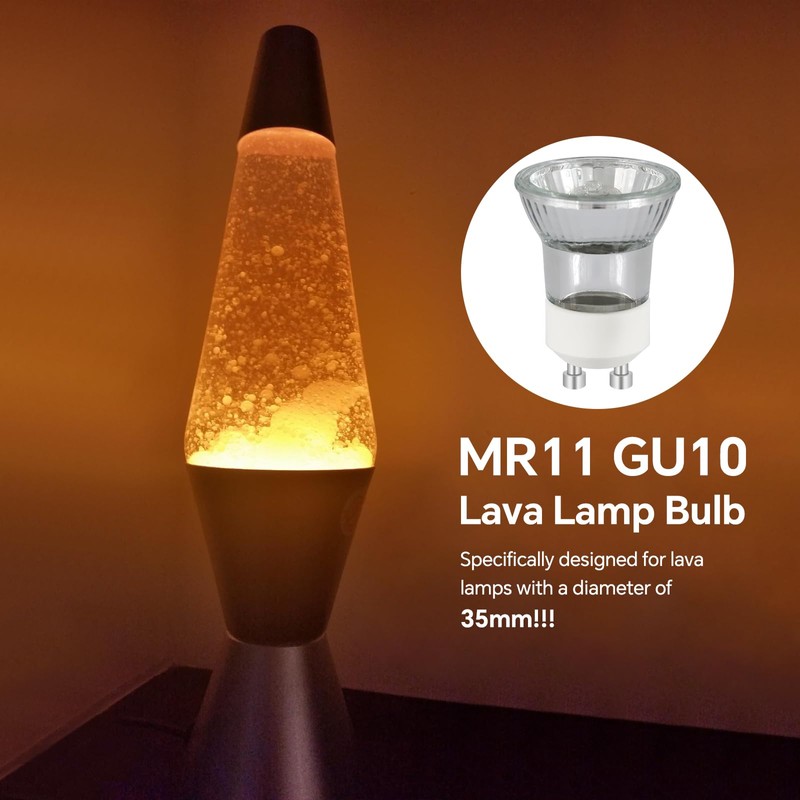 Caldarax Pack of 8 GU10 Mini 35 W Halogen Bulbs